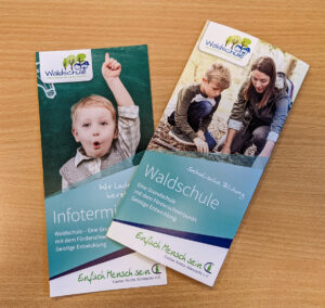 Design Faltblatt Waldschule für den Caritas-Verein Altenoythe e.V.