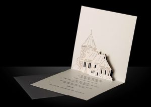 Stanze für den Druck einer 3D-Karte