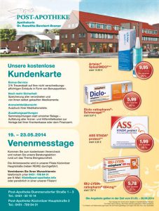 Design einer Apotheken-Anzeige