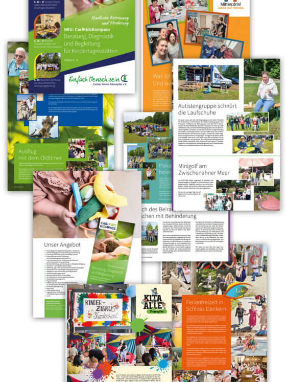 Design der Herbstausgabe vom Magazin Einblick
