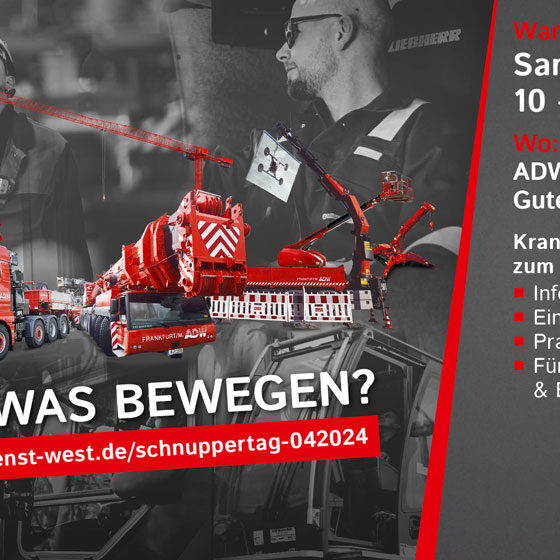 Design eines Flyers zum Recruiting für Autodienst West Frankfurt