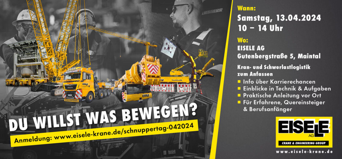 Design eines Flyers zum Recruiting für EISELE Maintal