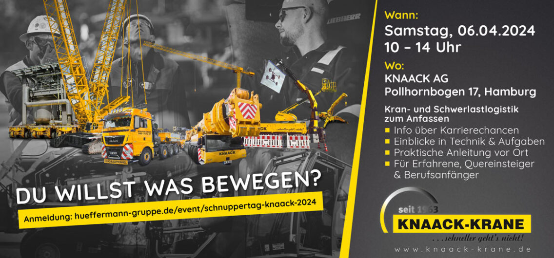 Design eines Flyers zum Recruiting für KNAACK aus Hamburg