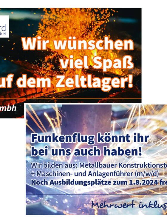 Design LMG Bauzaun-Banner
