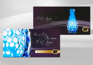 Design eines Mailings für Carl Rotter Glas