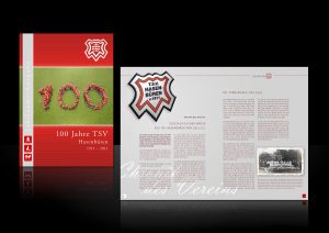 Design der Festzeitschrift für den TSV Hasenbüren