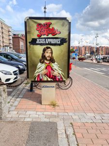 Jesus approves! Illustration für Dick Johnson
