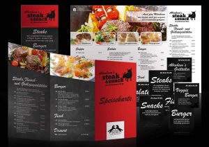 Corporate Design für Abraham’s im Restaurant Schwarzes Ross
