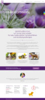 Redesign der Homepage für Sarah Kopmann