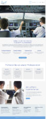 Webdesign der Homepage für AVTREX Aviation Training Experts