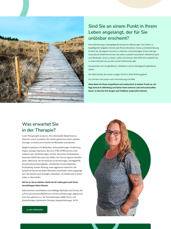Webdesign für Ursula Batz, Heilpraktikerin für Psychotherapie