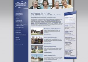 Webdesign der Homepage von Einsiedel und Partner aus Oldenburg