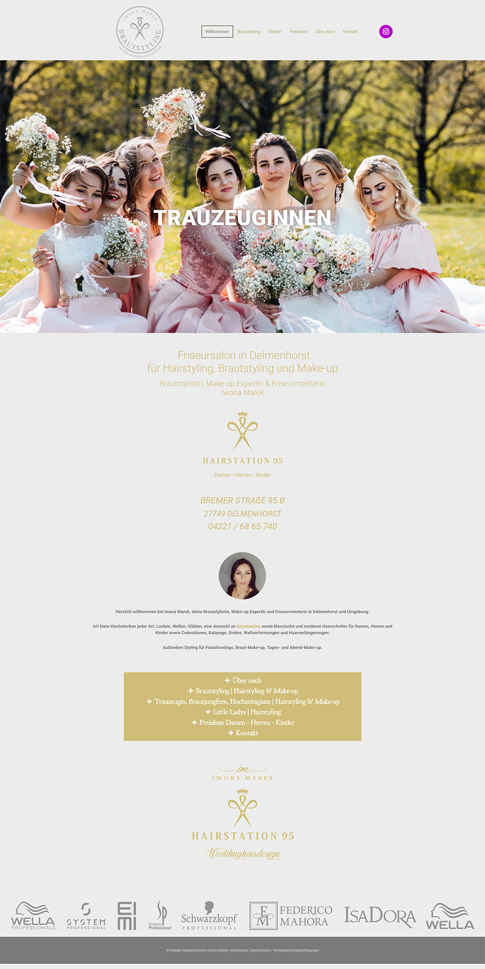 Webdesign-Homepage-Friseursalon-Delmenhorst-Iwona-Marek