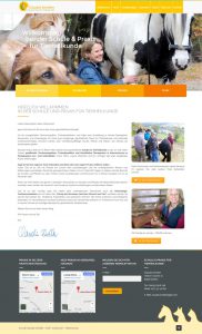 Webdesign Tierheilkunde Schule Claudia Scheller