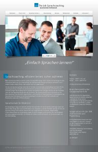 Webdesign Sprachschule Ostfriesland