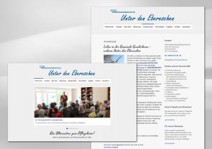 Webdesign der Homepage Unter den Ebereschen
