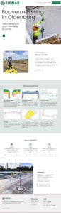 Neue Homepage für SIEMAR Bauvermessung