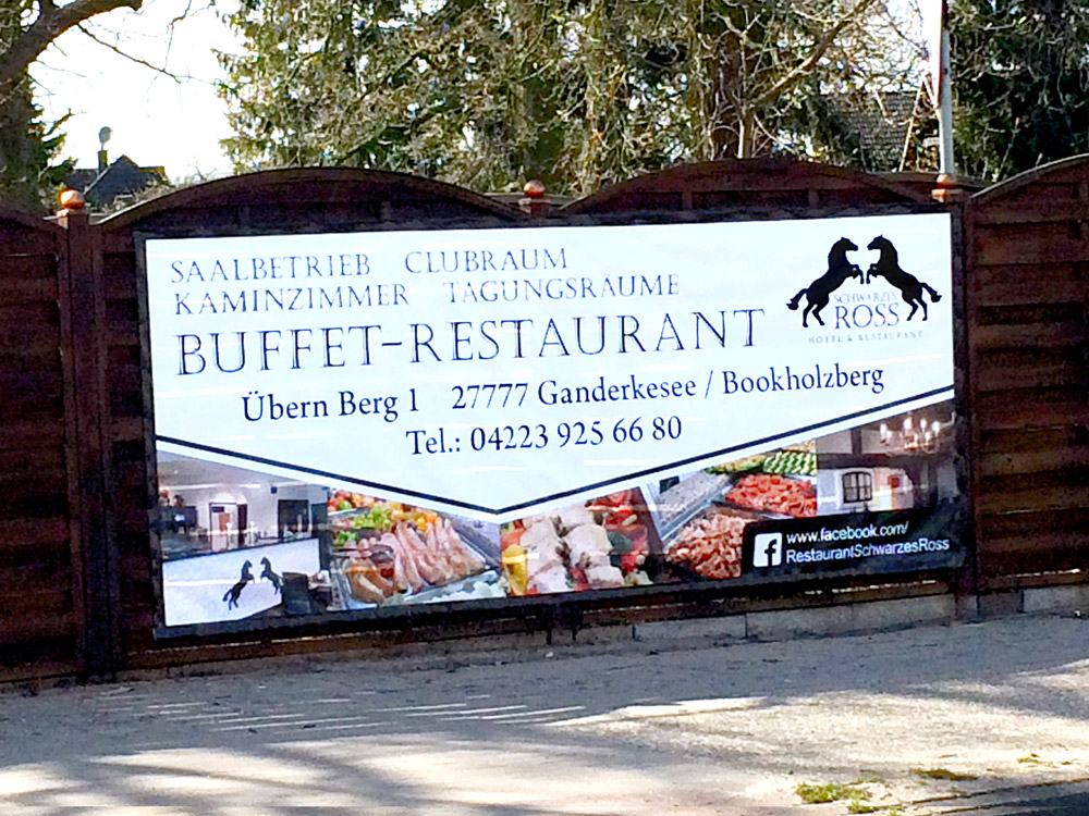 Werbung-Banner-Restaurant-Schwarzes-Ross