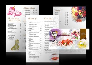 Design der Eiskarte für das Eiscafé Milo Melo aus Delmenhorst